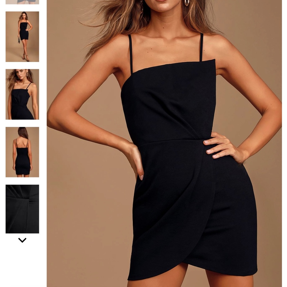 Drinks On Me Black Sleeveless Pleated Bodycon Dress